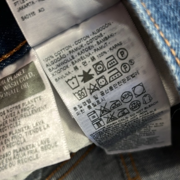 Levi’s 501 button fly shorts size 31 - Picture 6 of 11